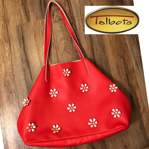 Talbots Handbags - 🌺TALBOTS CORAL SPRING TOTE🌺